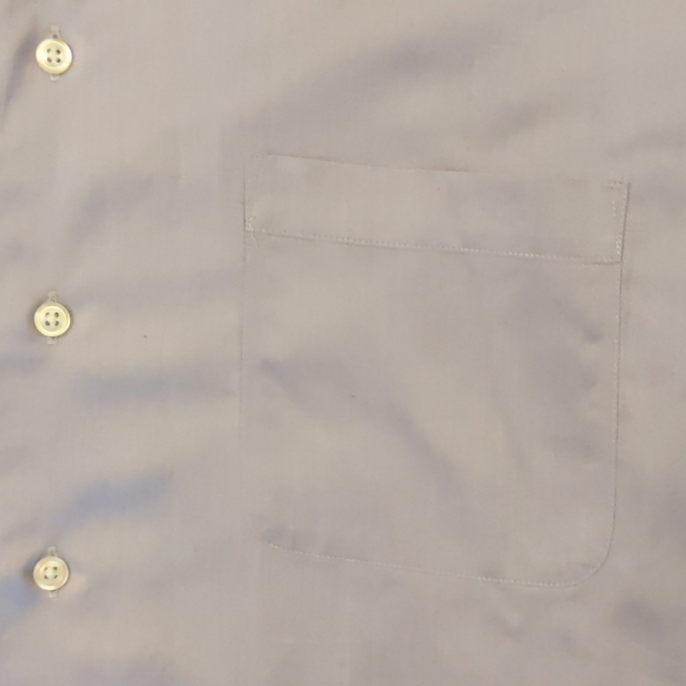 Pronto-Uomo Light Purple Dress Shirt . 17.5 36/37 Tall - Picture 9 of 13